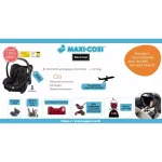 MAXI-COSI Citi*2 - รุ่นซิตี้ Group 0 0-12month- Safety belt only