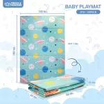 Prince & Princess crawling sheet, Baby Playmat model has one side pattern.