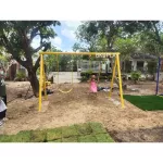 2 -seat swing, Steel swing, toys, fields, outdoor field players, ready to deliver