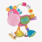 PLAGRO COLPETTE Activity RATTLE, a cute and bright bite doll to help the baby enjoy learning about colors.