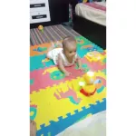 Hellomom EVA Pazzle, 30 jigsur crawling sheets, mixed with crawling pads, helping to reduce shock. Suitable for children from 6 months or more