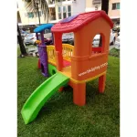 กระดานลื่นบ้าน2ชั้น บ้านสไลเดอร์ สีสดใส,บ้านของเล่น บ้านเด็ก บ้านพลาสติก ของเล่นเด็ก,เครื่องเล่นสนาม พร้อมส่ง