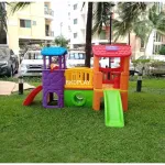 กระดานลื่นบ้าน2ชั้น บ้านสไลเดอร์ สีสดใส,บ้านของเล่น บ้านเด็ก บ้านพลาสติก ของเล่นเด็ก,เครื่องเล่นสนาม พร้อมส่ง