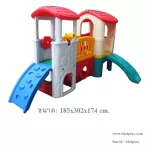 2 -story slider house Red roof children's house Slider, Toy House, Stadium, Baby Toy, ready to deliver