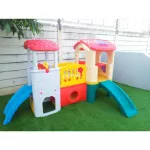 2 -story slider house Red roof children's house Slider, Toy House, Stadium, Baby Toy, ready to deliver