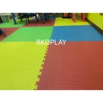 แผ่นโฟมจิ๊กซอ EVA 20 มล 100x100 หนา2 ซม. ,แผ่นกันกระแทก,แผ่นโฟมปูพื้น, โฟมปูพื้น,จิ๊กซอว์ปูพื้น, แผ่นรองคลาน สำหรับเครื่องเล่นสนามในร่ม ห้องเด็กเล่น