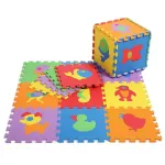 Hellomm, 20 jigsur crawling sheets, 30x30 cm, crawling pads, helping to reduce shock. Suitable for children from 6 months or more