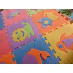 Hellomm, jigsaw crawling sheet, 30 stripes, EVA, crawling, shockproof jigsaw, 30x30cm, toys, jigsaw cracker