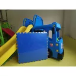 Hellomom EVA crawling sheet, 1 sheet of foam, mixed colors, size 56x56 cm. Do not close the edge of the jigsaw puzzle.