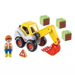 Playmobil 70125 1.2.3 Shovel Excavator 123 รถแม็คโคร