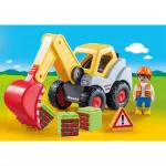 Playmobil 70125 1.2.3 Shovel Excavator 123 Makro
