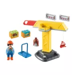 Playmobil 70165 1.2.3 Construction Crane 123 เครนก่อสร้าง