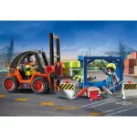 Playmobil 70772 Cargo Forklift with Freight Cargo Car for Saks