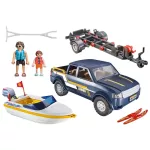 Playmobil 70534 Exclusive Pick-Up with Speedboat เอ็กซ์คลูซีฟ รถปิคอัพพร้อมเรือสปีดโบ๊ท
