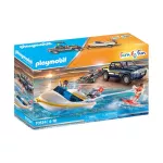 Playmobil 70534 Exclusive Pick-Up with Speedboat เอ็กซ์คลูซีฟ รถปิคอัพพร้อมเรือสปีดโบ๊ท