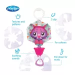 Playgro Musical Pullstring Arctic Cat ตุ๊กตาห้อยรถเข็นรูปแมวน้อยแสนน่ารัก