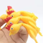 Thetoy, Chicken Toys, Chicken, Stretchy Rubber, Slicks, Chicken Shooting, Wall Chicken Rubber, Size. 4.5 x S. 10 cm.