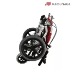 MATSUNAGA wheelchair model MV-888 can be folded.