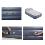 Bestway ที่นอนเป่าลม Tritech Airbed Queen SleekFlow Headboard Built-in AC pump