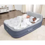 Bestway ที่นอนเป่าลม Tritech Airbed Queen SleekFlow Headboard Built-in AC pump