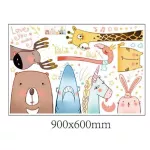 XH9316 สติ๊กเกอร์ติดผนัง สติ๊กเกอร์ติดผนังห้องนอน รุ่น Loveyou darling Wall Sticker