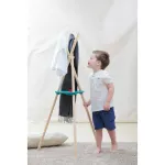 PlanToys Coat Rack ของใช้ในบ้านสำหรับเด็กอายุ 3 ปีขึ้นไป