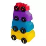 CoComelon Fun Stacking Vehicles ของเล่นตัวต่อรถ