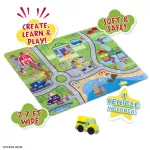 CoComelon Felt Playmat Set Pk13 รถของเล่นพร้อมแป่นรอง