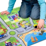 CoComelon Felt Playmat Set Pk13 รถของเล่นพร้อมแป่นรอง