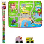 CORELON SUPER Giant Mat with 2 Vehicle, a toy car with secondary