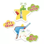 CoComelon Aqua Mat With Stencils ของเล่นกระดานวาดรูป