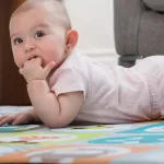BBLUV-Multi Reversible Playmat BPA/PHTHALATE FREE/NON-TOXIC/Super-Soft Can try to crawl out the pattern tiles