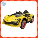 HelloMom รถแบตเตอรี่เด็ก รถเด็กนั่ง แลมโบกินีทรงสปอร์ต ประตูปีกนก รุ่นใหม่ล่าสุด มีรีโมท 2 มอเตอร์ รับประกันศูนย์ 1 ปี