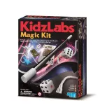4M KIDZ LABS - Magic Kit magic set consisting of wands, cards, cards, ropes and others, with 12 types of techniques