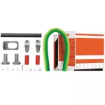 4M  GREEN SCIENCE GREEN ROCKET ชุดสร้างจรวด สร้างได้ด้วยตนเอง สามารถพุ่งได้ไกลถึง 80 ฟุต ของเล่นเสริมทักษะ วิทยาศาสตร์