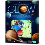 4M GLOW IN THE DARK PLANETS SUPER 100 PCS Dao and 100 glowing planets, ceiling and room walls To be full of stars