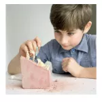 4M  STEM DINOSAUR - DIG A VELOCIRAPTOR SKELETON ชุดของเล่น ขุดซากฟอสซิล ไดโนเสาร์ พร้อมค้อน,พู่กัน และฉาก