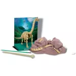 4M Dinosaur Dig a Brachiosaurus Skeleton Set of Dinosaur Dinosaur Surgery with Hammer Helps to strengthen imagination