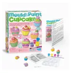 4M  MOULD & PAINT - CUP CAKE ชุดของเล่นศิลปะ ปูนปั้น ระบายสี รูปคัพเค้ก ในชุดประกอบด้วย อุปกรณ์ทำปูนปั้น พร้อมสีระบายสดใส