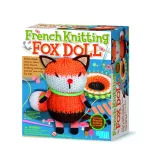 4M French Knating Fox Doll Doll Knitting Doll Set With other playing equipment Invention skills toys