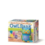 4M  PAINT YOUR OWN - MINI OWL BANK ชุดของเล่น อุปกรณ์ระบายสี ปูนปั้นระบายสี กระปุกออมสินรูป นกฮูก สามารถระบายสีได้ตามจินตนาการ