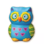 4M  PAINT YOUR OWN - MINI OWL BANK ชุดของเล่น อุปกรณ์ระบายสี ปูนปั้นระบายสี กระปุกออมสินรูป นกฮูก สามารถระบายสีได้ตามจินตนาการ