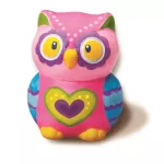 4M  PAINT YOUR OWN - MINI OWL BANK ชุดของเล่น อุปกรณ์ระบายสี ปูนปั้นระบายสี กระปุกออมสินรูป นกฮูก สามารถระบายสีได้ตามจินตนาการ