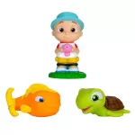 CoComelon Bath Squirters JJ Fish&Turtle ฟิกเกอร์ยางนุ่ม