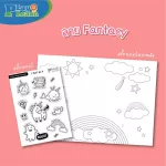 Coloring Sticker by Play Plearn Kid, coloring sticker set Suitable for children aged 2 years and over