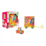 CoComelon Pull Along Stacking Wall Cube ของเล่นเสริมพัฒนาการ