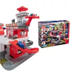 Teamsterz Ligh t &Sound SOS Command HQ ชุดของเล่นโรงรถกู้ภัย