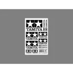 สติกเกอร์ TAMIYA 67258 Logo Stickers Monochrome, 180x115mm สติกเกอร์ทามิย่าแท้ goods