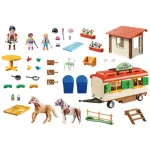 Playmobil 70510 Pony Farm Pony Shelter with Mobile Home โพนีฟาร์ม คอกโพนี่พร้อมบ้านเคลื่อนที่