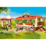 Playmobil 70510 Pony Farm Pony Shelter with Mobile Home Poti Farm Popy with Mobile House